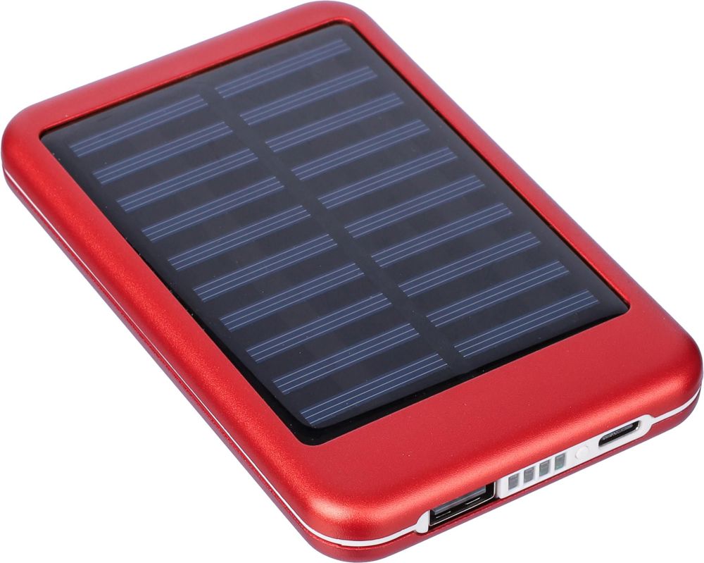 Aluminium zonne-energie powerbank Tycho