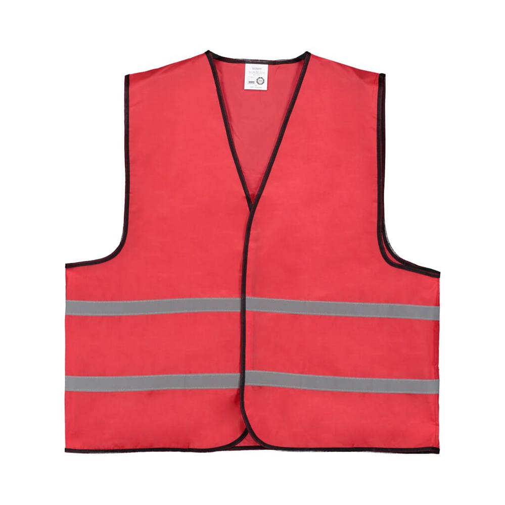 Promovest reflecterend - met logo of onbedrukt bestellen - Rood (PMS 199c) / Rood