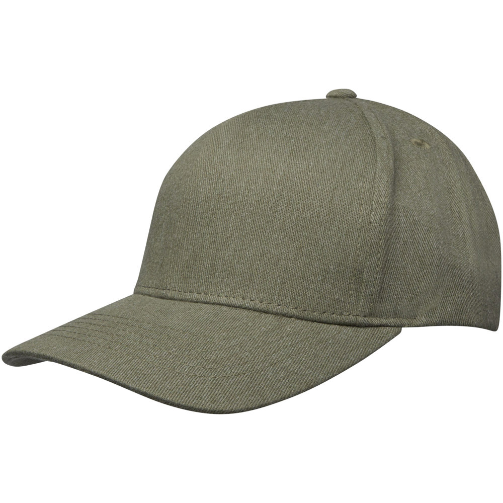 Onyx 5 panel Aware™ gerecyclede cap - bedrukt of onbedrukt verkrijgbaar - groen