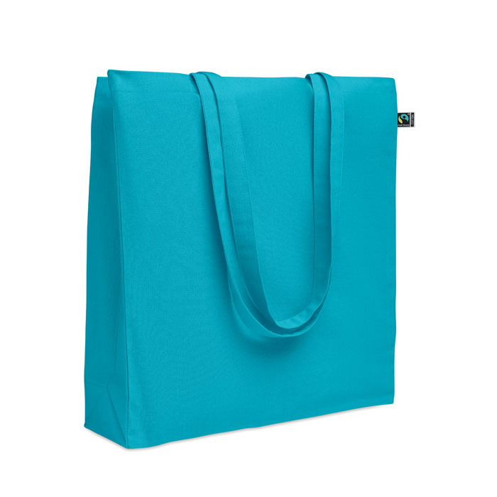 OSOLE++ COLOUR - Fairtrade boodschappentas 180g - kopen of bedrukken - turquoise