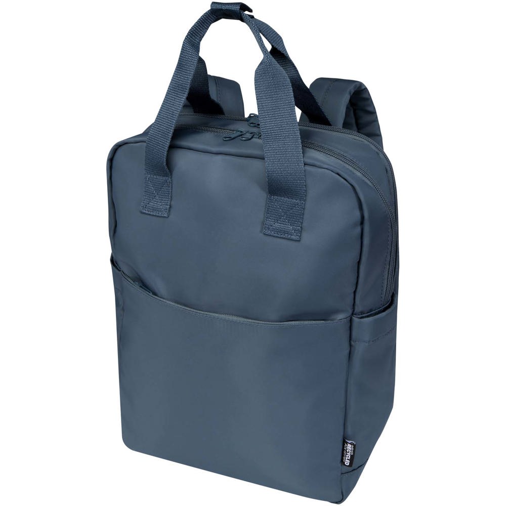 Trip 14" Aware™ gerecyclede laptoprugzak 9 l - bedrukt of onbedrukt verkrijgbaar - Hale blauw