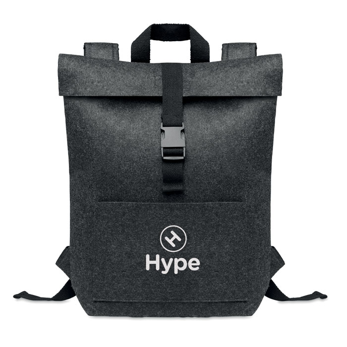 INDICO PACK - RPET vilten rugzak - met logo of onbedrukt bestellen