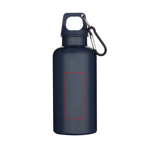Oregon 400 ml effen waterfles van RCS gecertificeerd gerecycled plastic met karabijnhaak 