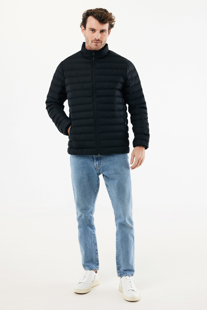 IQONIQ Maiko heren gerecycled polyester jas met voering