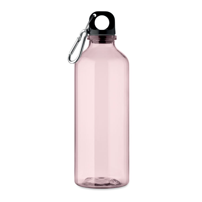 MOSS RE500 - RPET fles 500ml - bedrukt of onbedrukt verkrijgbaar - Transparant Rose