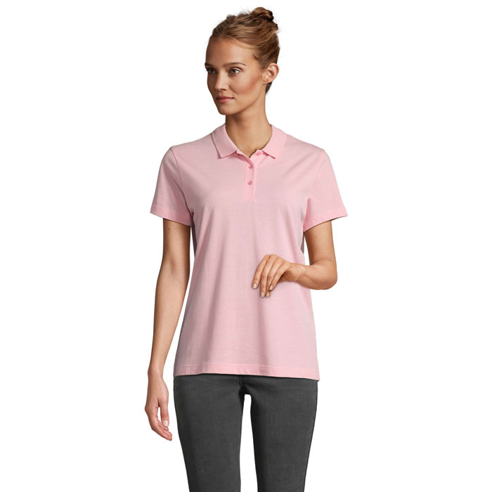 PULSE WOMEN - PULSE DAMES POLO - met logo of onbedrukt bestellen - Snoep Roze