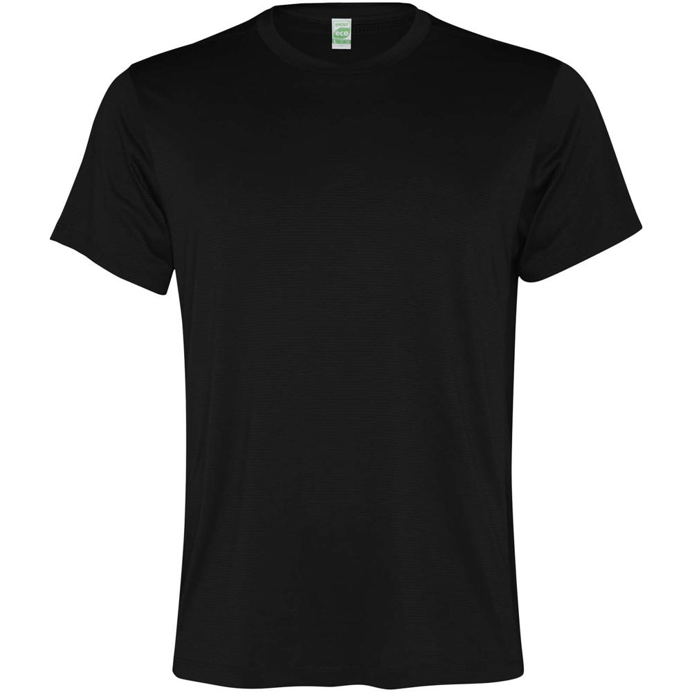 Slam sportshirt met korte mouwen voor heren - bedrukt of onbedrukt verkrijgbaar - Zwart