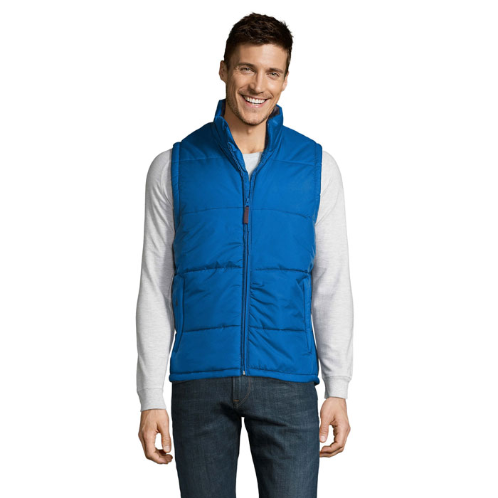 WARM - WARM Gewatteerde Bodywarmer - bedrukt of onbedrukt verkrijgbaar - Koningsblauw
