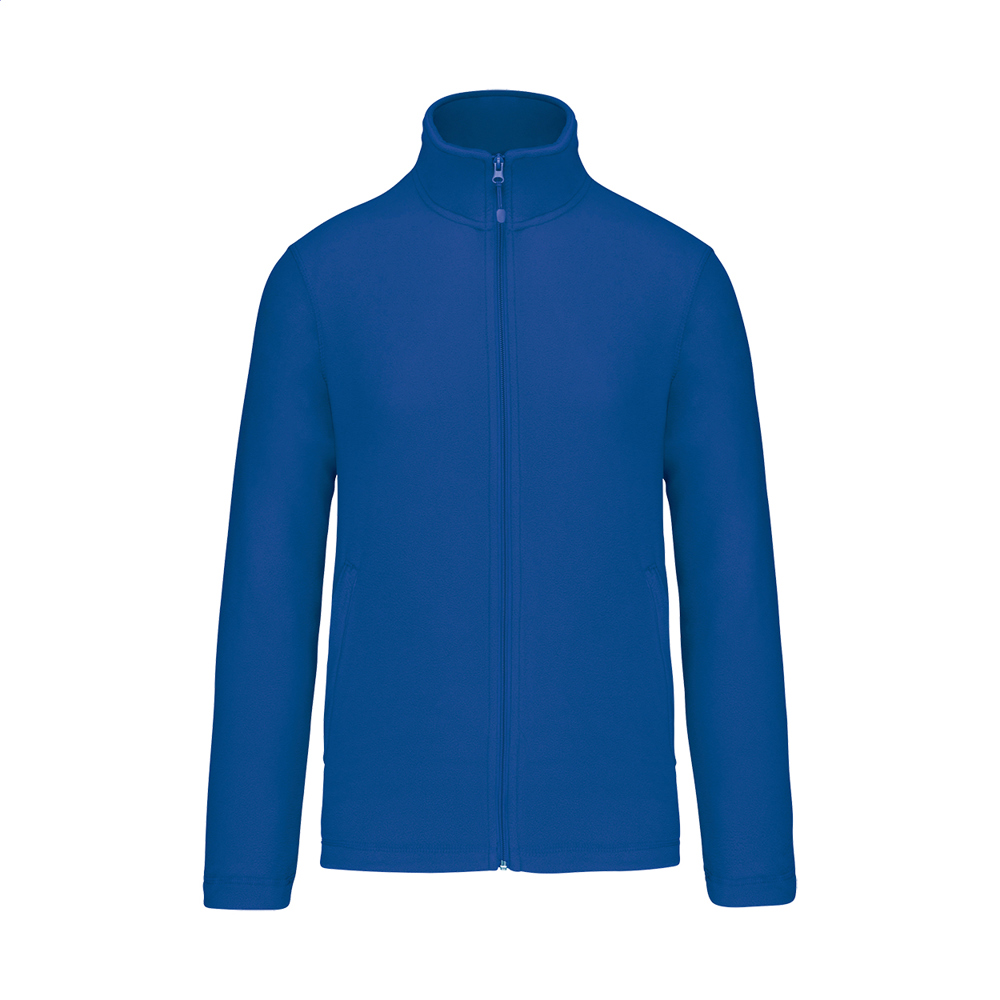 KA9102 - full zip fleece jas - bedrukt of onbedrukt verkrijgbaar - Blauw