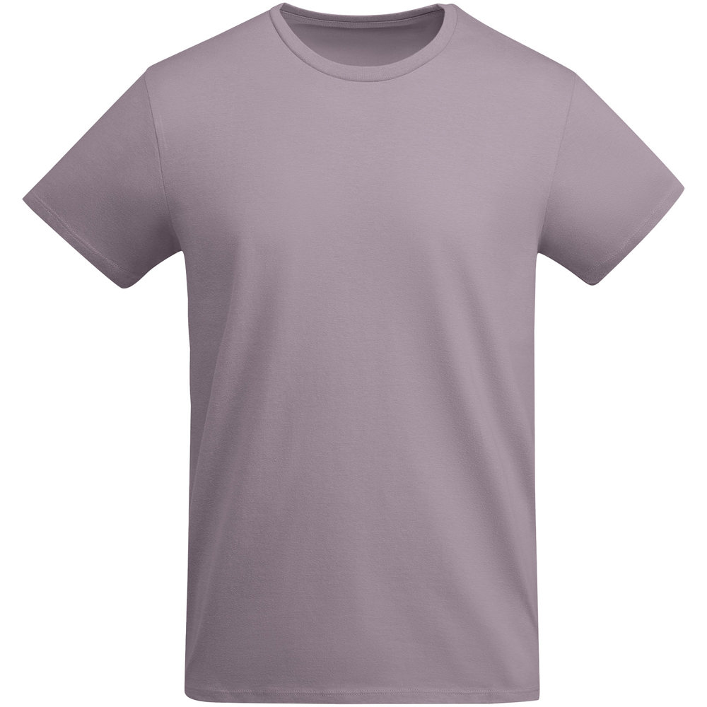 Breda biologisch katoenen herenshirt met korte mouwen - voor bedrijven en relatiegeschenken - Lavendel
