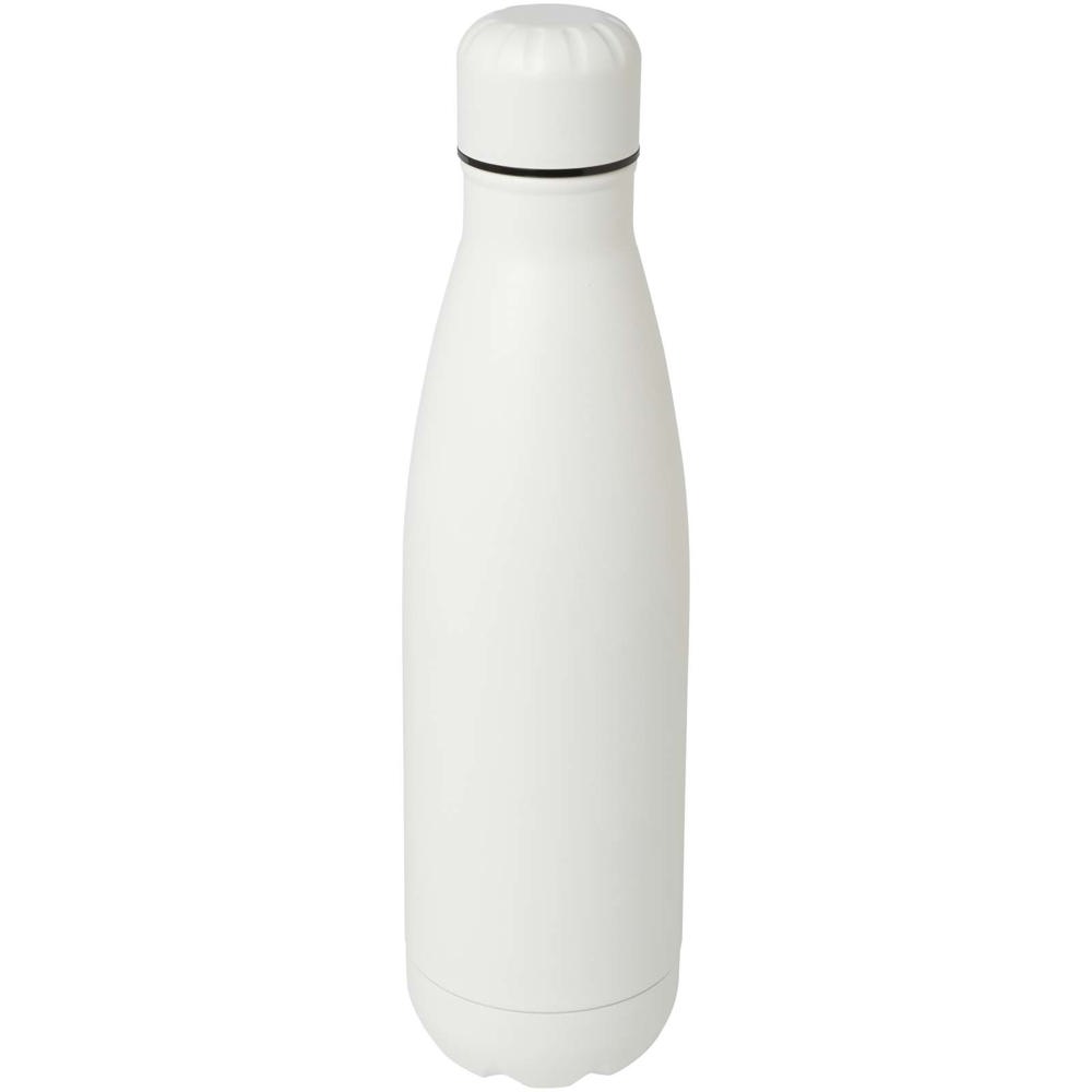 Cove vacuüm geïsoleerde roestvrijstalen fles van 500 ml - voor bedrijven en relatiegeschenken - Wit