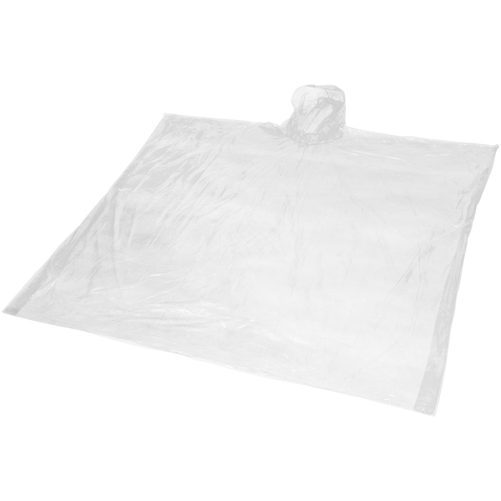 Mayan gerecyclede wegwerp regenponcho met opbergtasje - met logo of onbedrukt bestellen