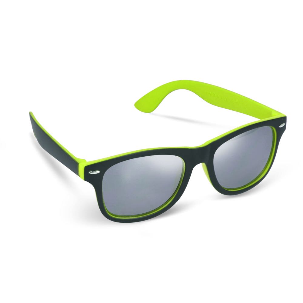 Zonnebril Tate spiegelglas UV400 - voor bedrijven en relatiegeschenken - lichtgroen