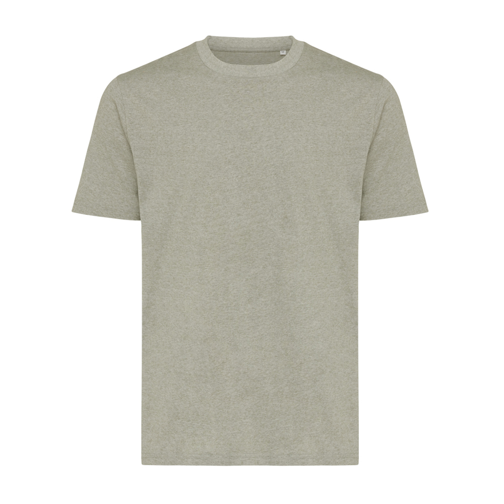 IQONIQ Sierra lichtgewicht gerecycled katoen t-shirt - voor bedrijven en relatiegeschenken - light heather green (± PMS light heather green)