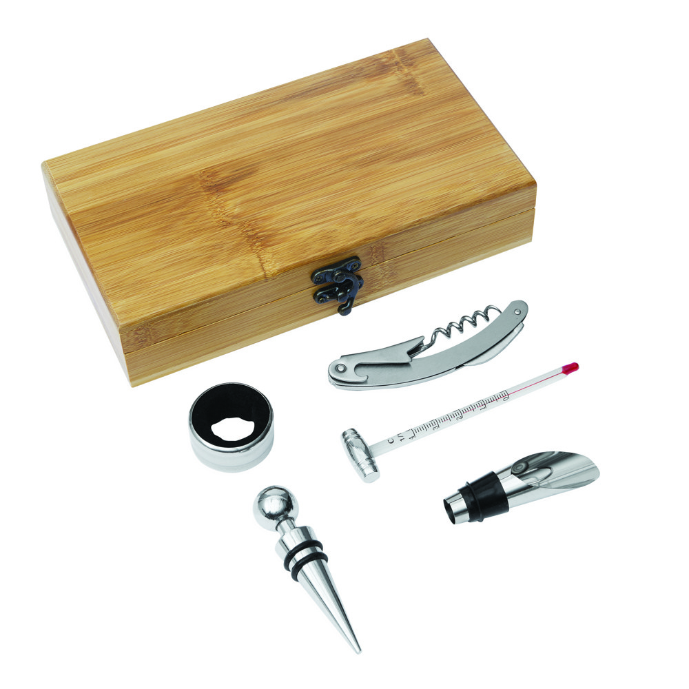 BAMBOO PLEASURE - Wijnset - voor bedrijven en relatiegeschenken
