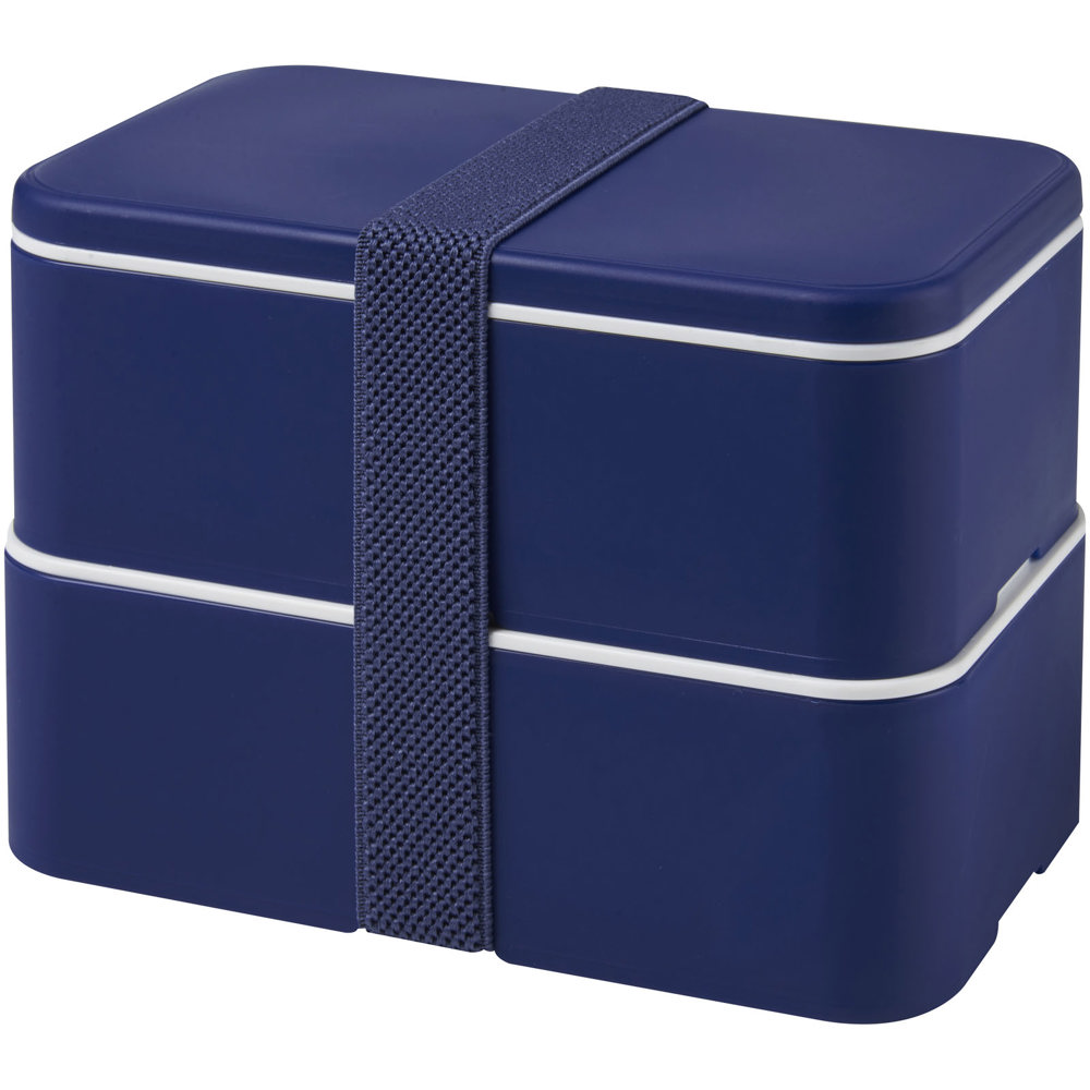 MIYO 700+700 ml dubbellaagse lunchbox - met logo of onbedrukt bestellen