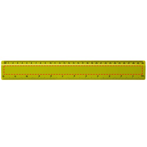 Renzo 30 cm kunststof liniaal