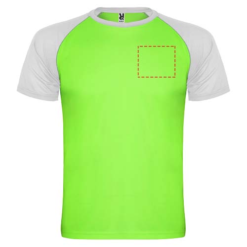 Indianapolis 140 g/m² unisex sportshirt met korte mouwen