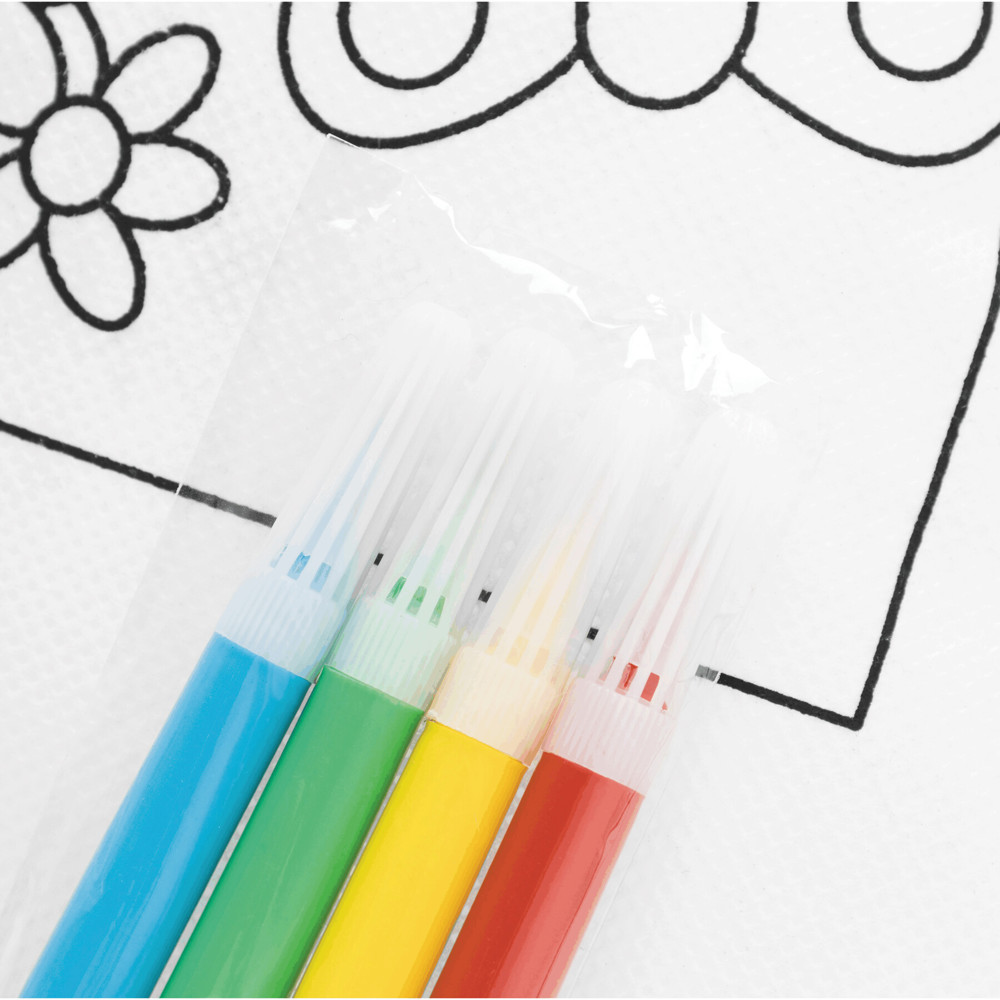 COLOURFUL HOBBY - Eenvoudig rugtasje om te kleuren - voor bedrijven en relatiegeschenken