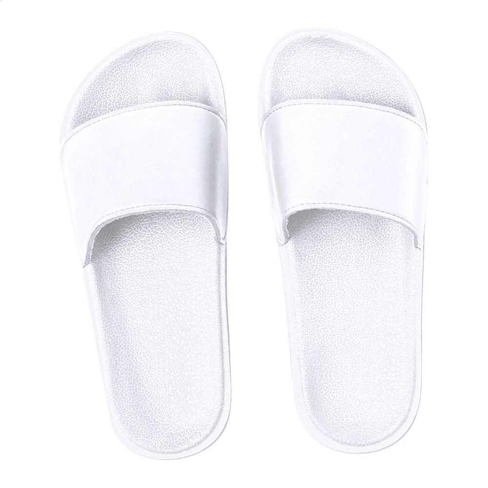 Sancho - strand slippers - met logo of onbedrukt bestellen - wit