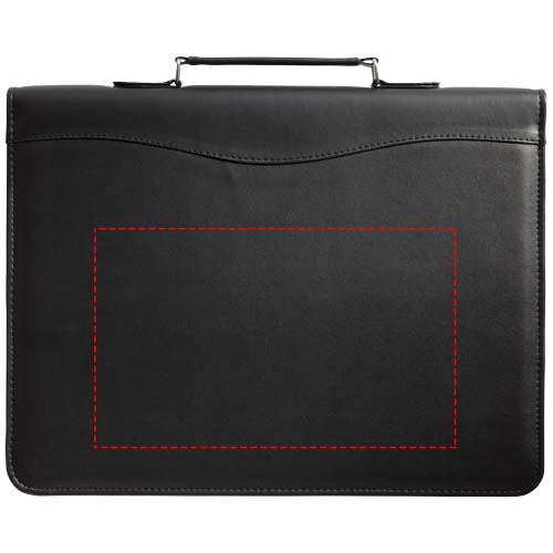 Ebony A4 portfolio met aktentas