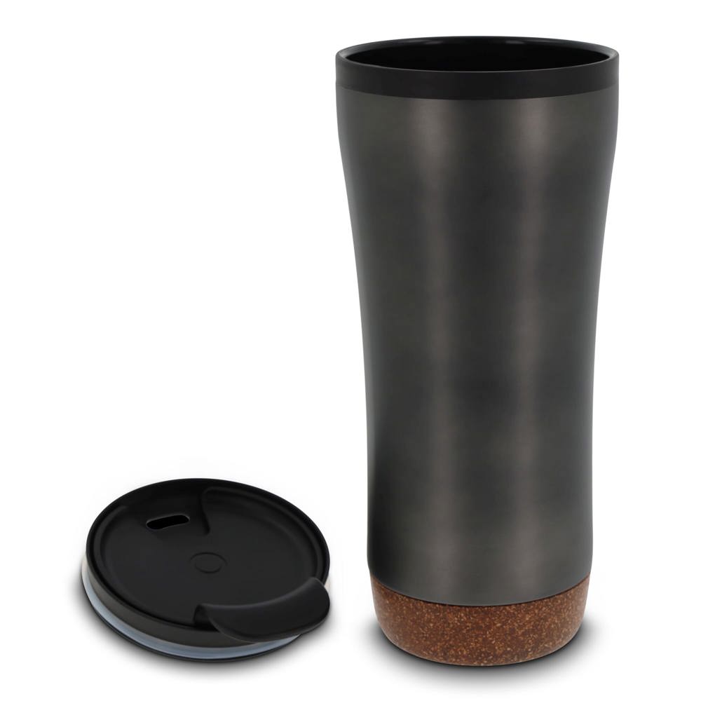 Dubbelwandige thermobeker met kurk onderzijde 480ml