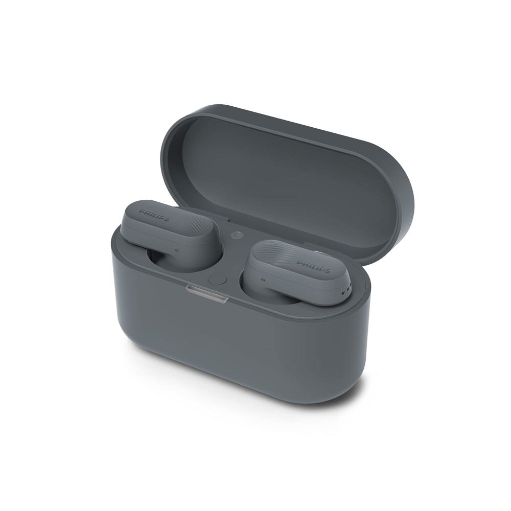 TAT3509| Philips TWS earphones with Noise Canceling Pro met tot 24 uur speeltijd - voor bedrijven en - Donker Grijs