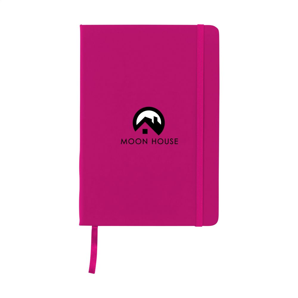 BudgetNote A5 Blanc notitieboek - kopen of bedrukken - Magenta