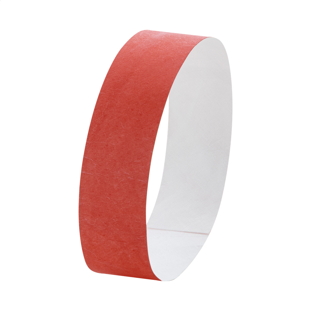 Wristvek - Tyvek polsbandjes (10 stuks) - voor bedrijven en relatiegeschenken - Rood