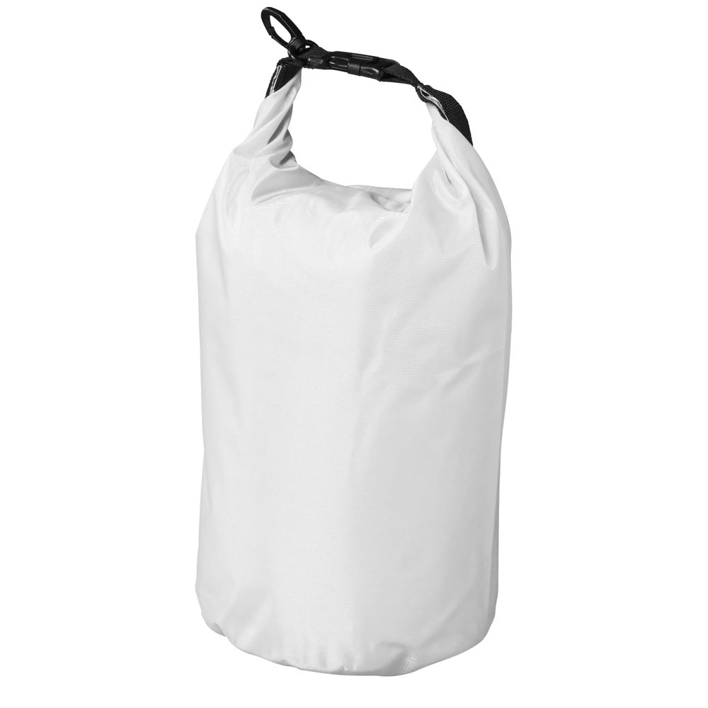 Camper 10 L waterdichte outdoor tas - bedrukt of onbedrukt verkrijgbaar - Wit