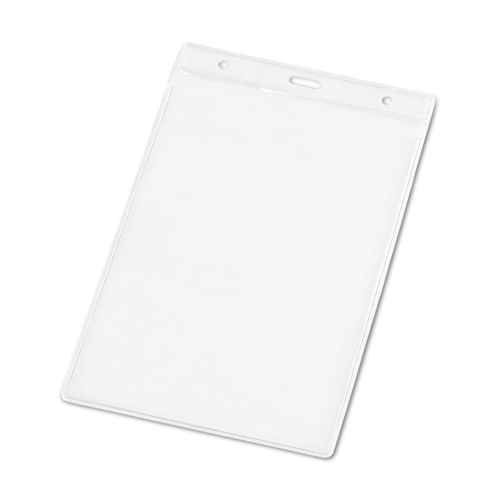 WHITMAN. Verticale badgehouder van PVC - kopen of bedrukken