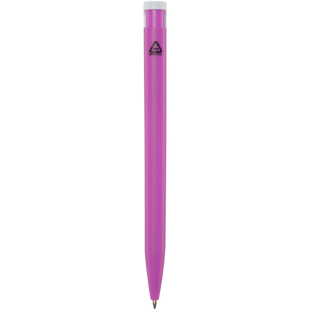 Unix balpen van gerecycled plastic (blauwe inkt)