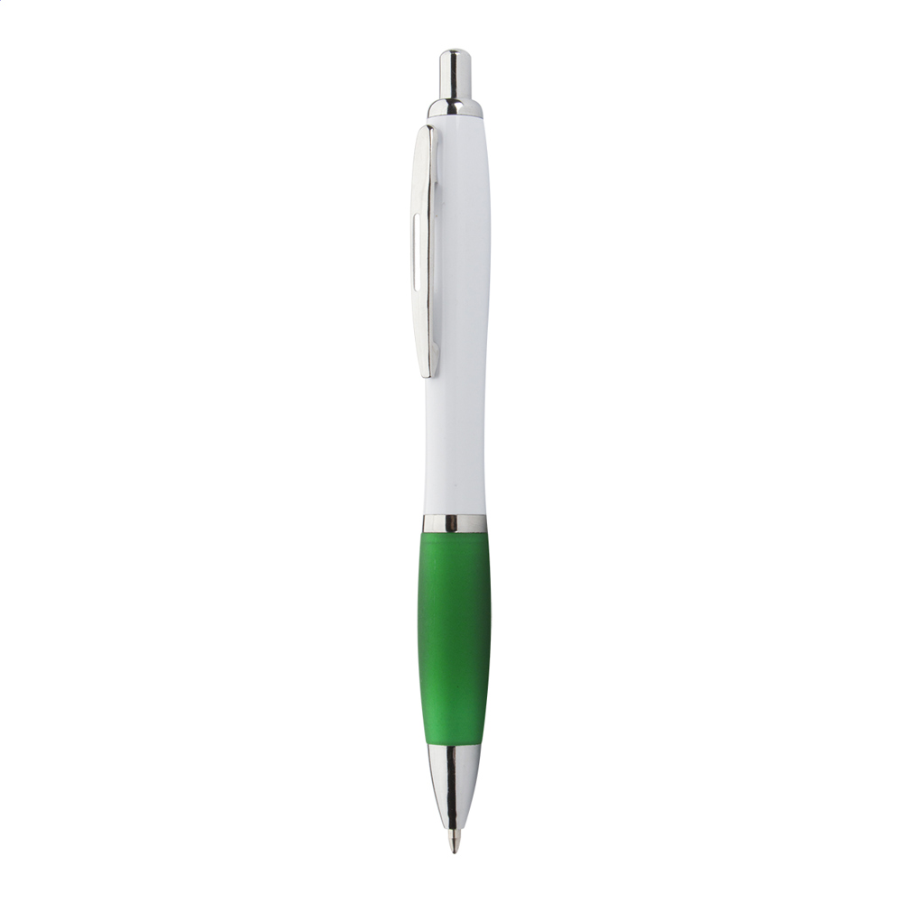 Wumpy - balpen - kopen of bedrukken - groen/wit