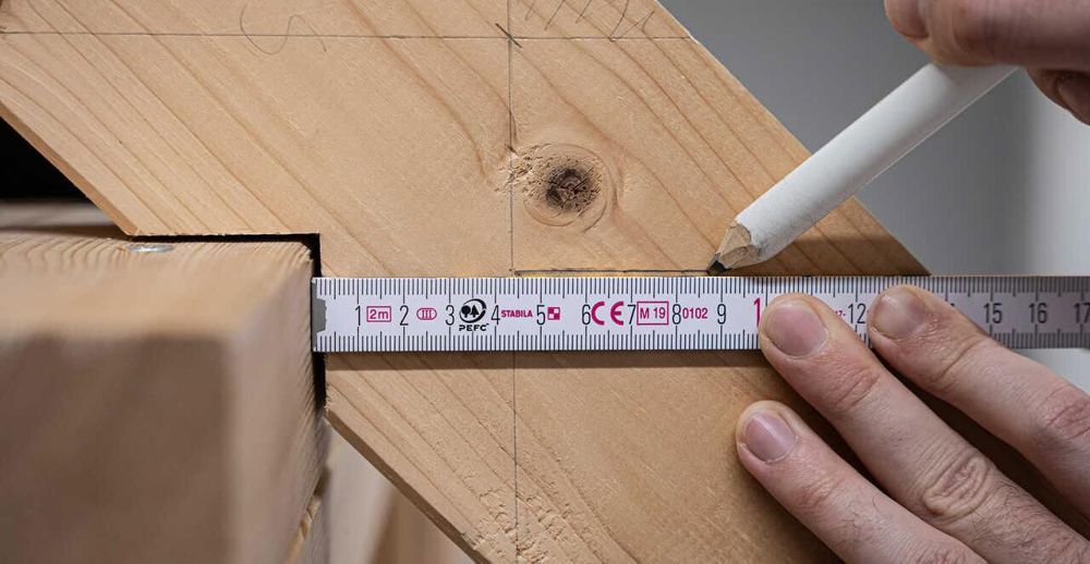 Houten Stabila duimstok Jessica 400 Serie