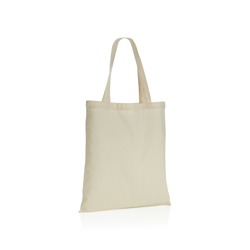 Impact AWARE™ gerecycled katoenen draagtas 145gsm - bedrukt of onbedrukt verkrijgbaar - gebroken wit (± PMS Natural)