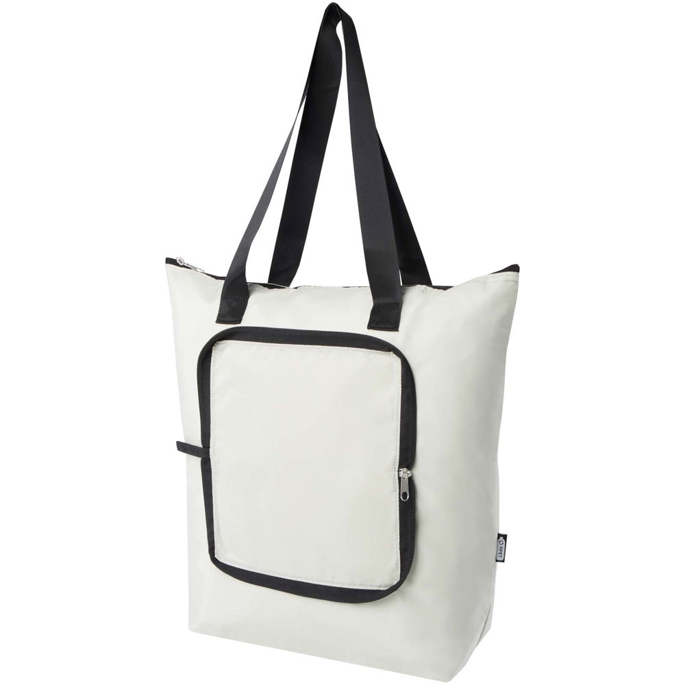 EcoFold RPET opvouwbare koeltas 15 l - met logo of onbedrukt bestellen - Zandsteen
