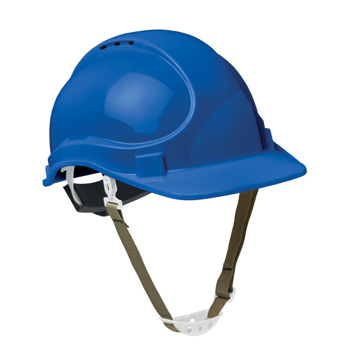 HELM - Veiligheidshelm in ABS - met logo of onbedrukt bestellen - Royal Blauw