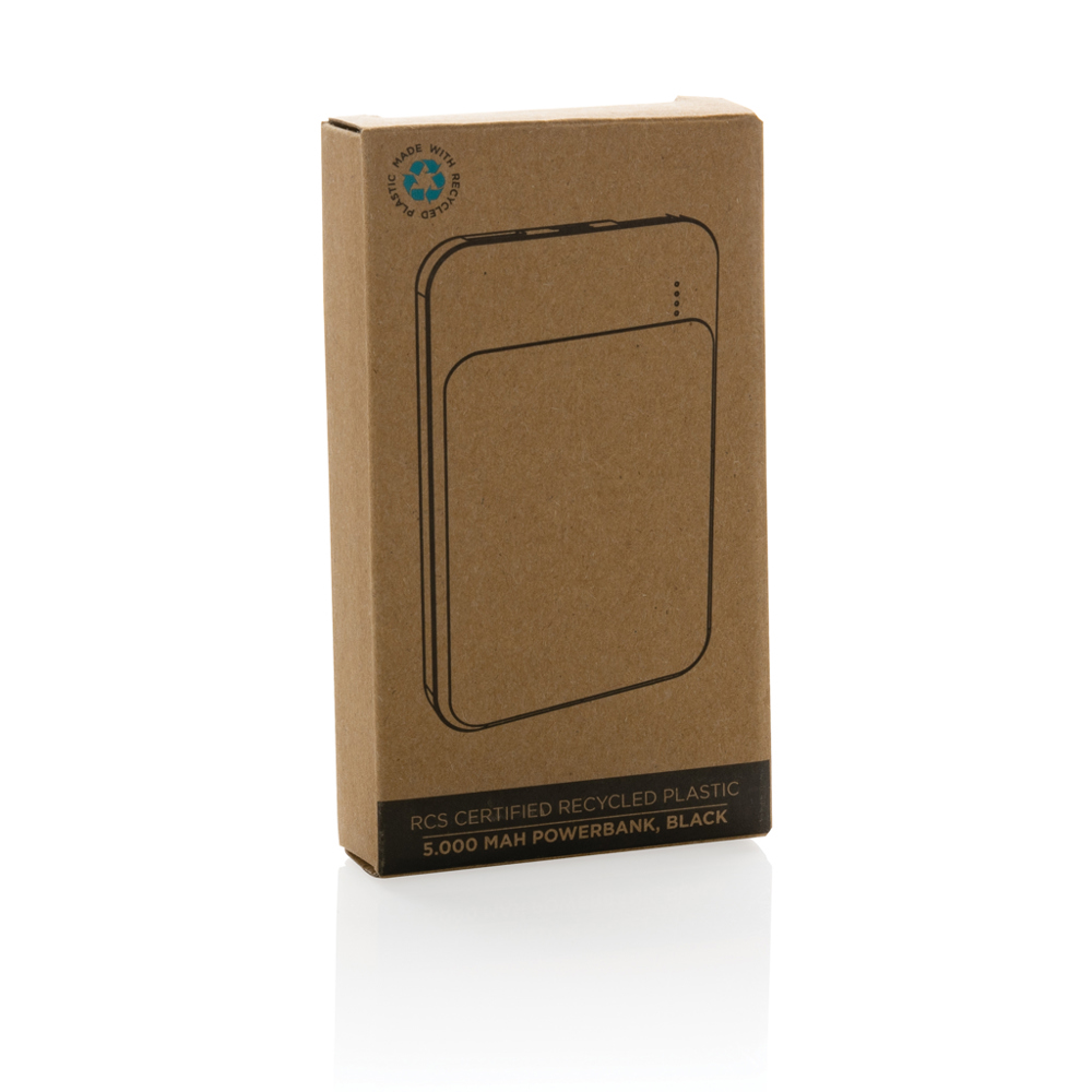 RCS gerecycled plastic 5.000 mAh powerbank