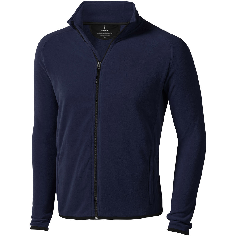 Brossard fleece heren jas met ritssluiting - kopen of bedrukken - Marineblauw