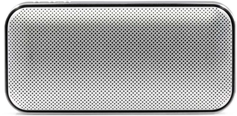 BrandCharger Nano Charge draadloze speaker - met logo of onbedrukt bestellen - zwart/zilver