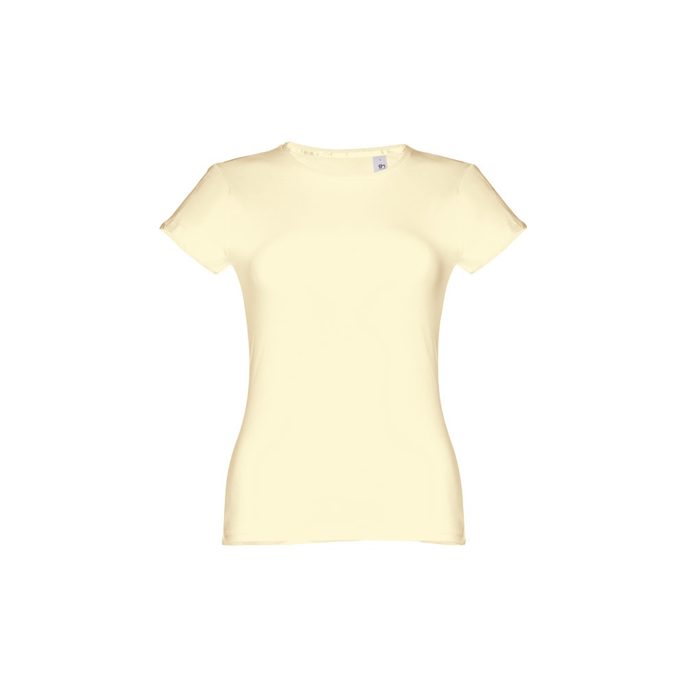 THC SOFIA 3XL. T-shirt voor vrouwen - met logo of onbedrukt bestellen - Pastel geel