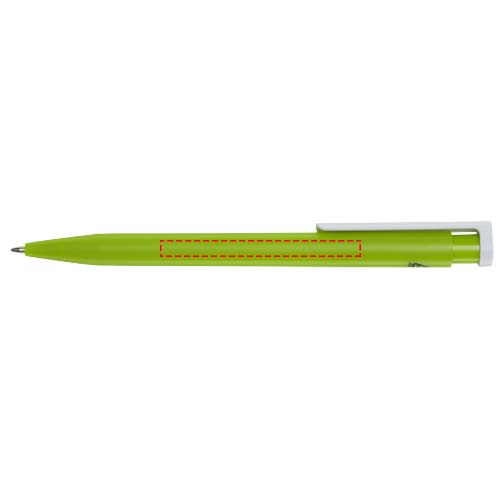Unix balpen van gerecycled plastic (zwarte inkt)