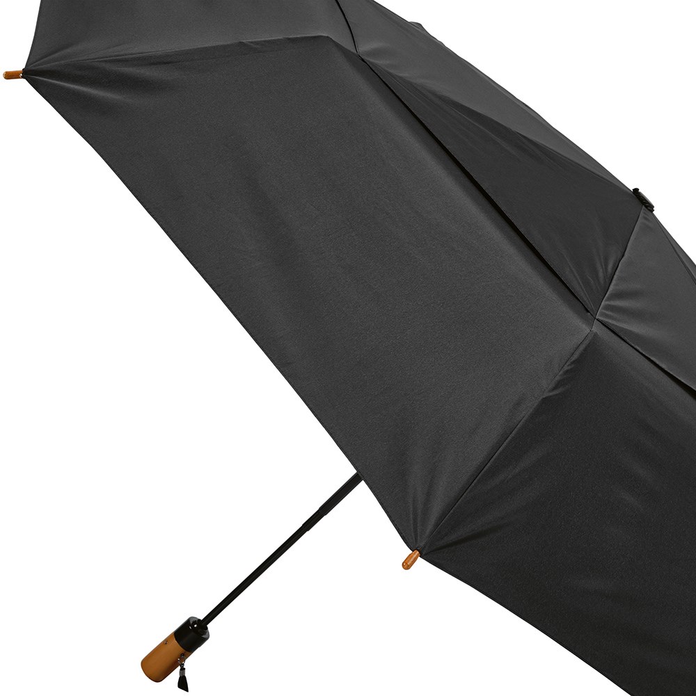 Jackson 27" opvouwbare paraplu rPET automatisch - Zwart