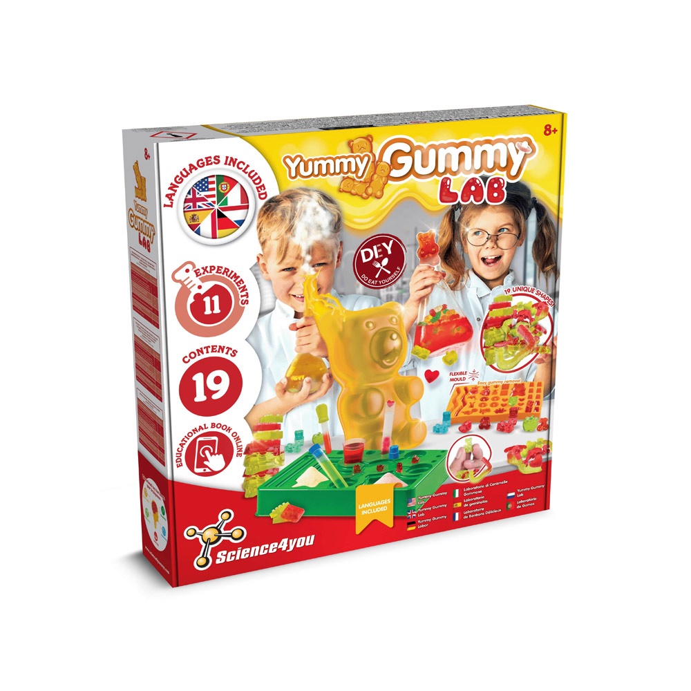 GUMMY FACTORY. Gomfabriek ideaal voor kinderen - met logo of onbedrukt bestellen