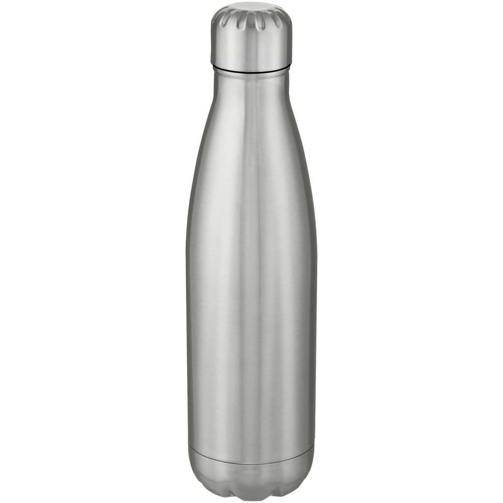 Cove vacuüm geïsoleerde roestvrijstalen fles van 500 ml - voor bedrijven en relatiegeschenken - Zilver