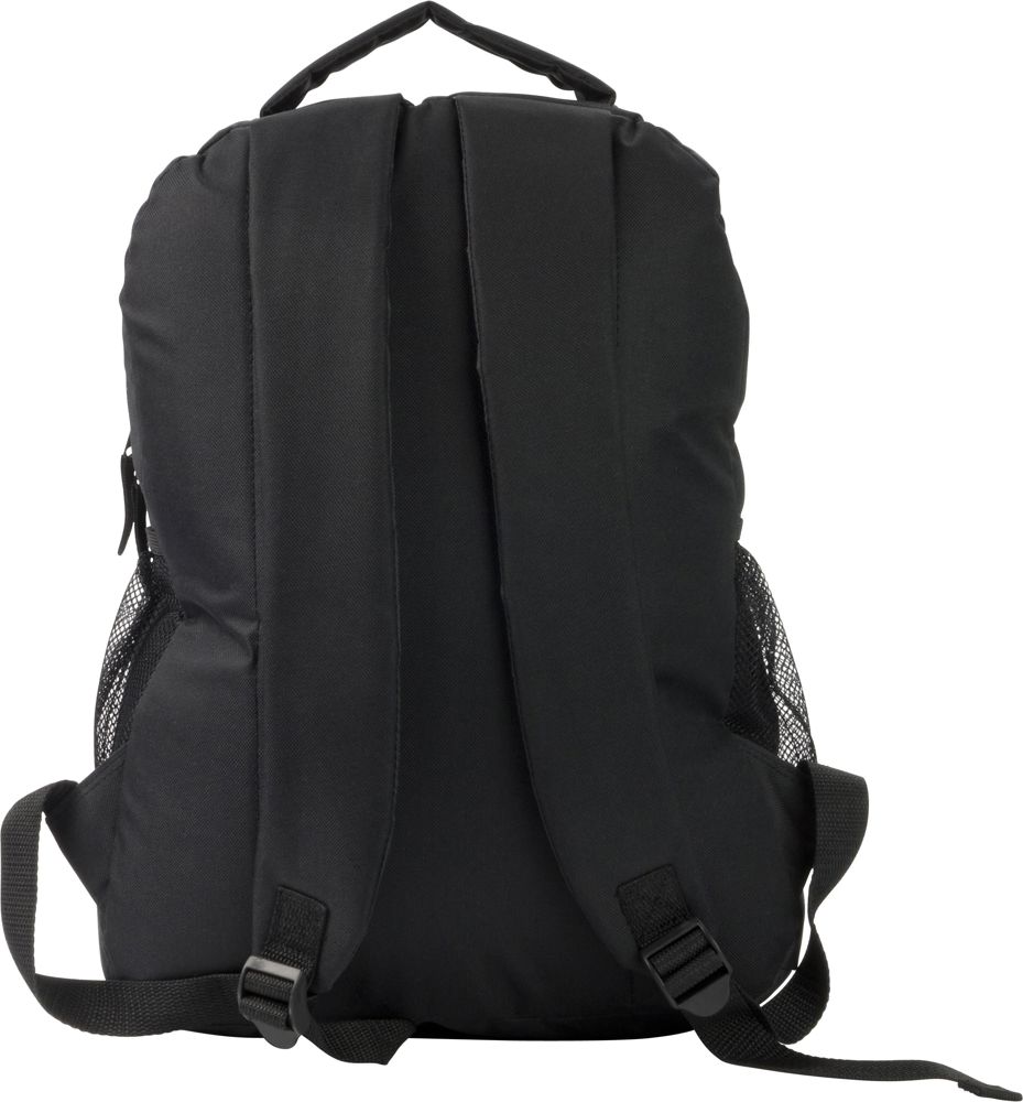 Polyester (600D) rugtas Harry - kopen of bedrukken - zwart