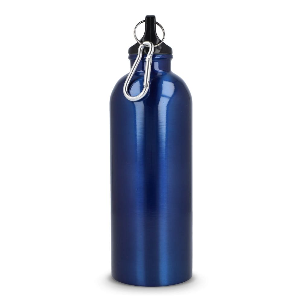 Gerecycled RVS Enkelwandige fles met Karabijnhaak 500ml