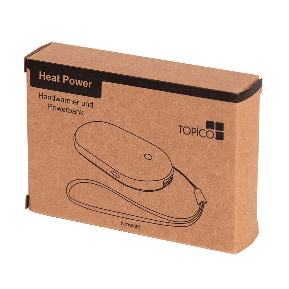 HEAT POWER - Powerbank en zak-/handwarmer - kopen of bedrukken