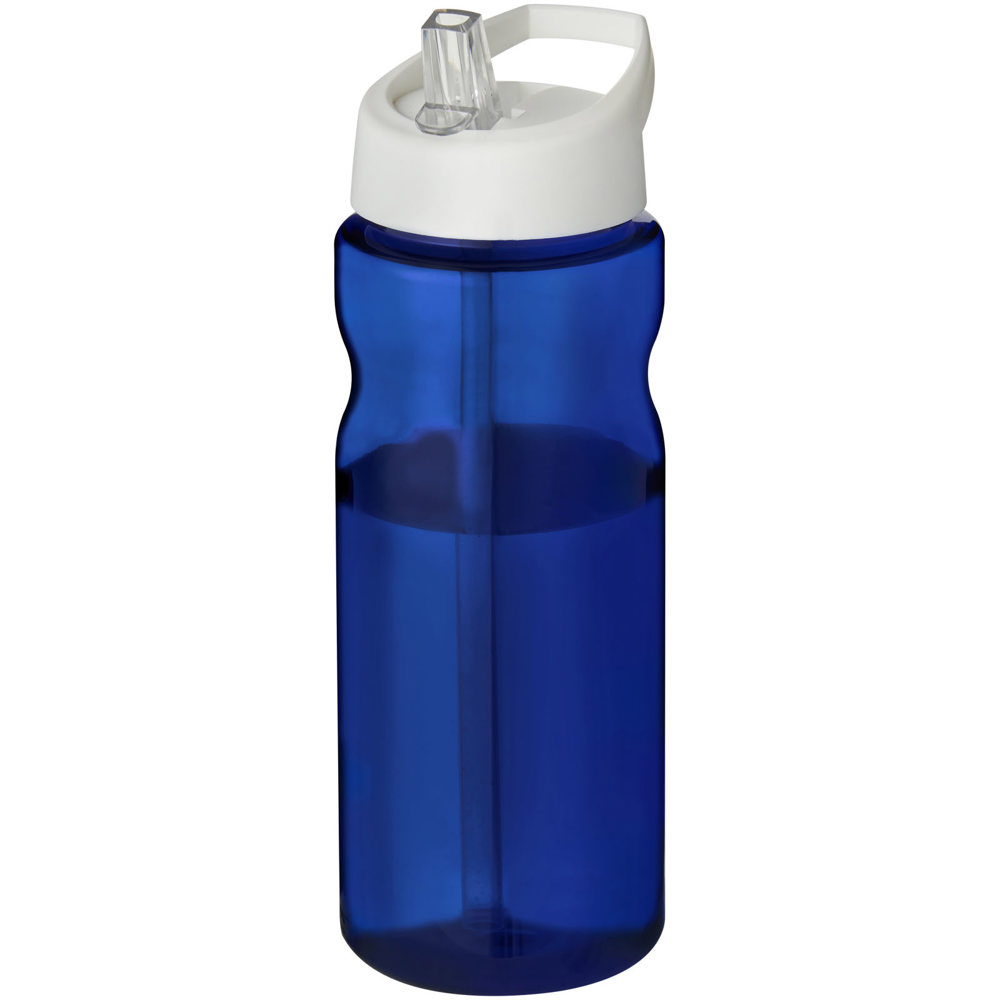 H2O Active® Eco Base 650 ml sportfles met tuitdeksel - bedrukt of onbedrukt verkrijgbaar - Blauw, Wit