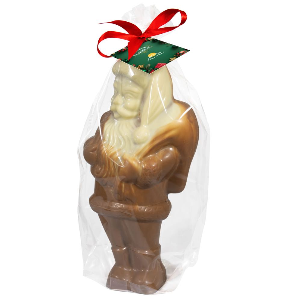 Kerstman chocoladepop - met logo of onbedrukt bestellen